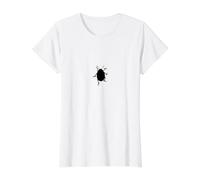 Escarabajo de la Patata Camiseta gráfica económica, Mujer, Blanco, XS