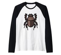 Escarabajo estiércol - estiércol en tu vida - Roll Camiseta Manga Raglan