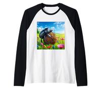 Escarabajo estiércol - estiércol en tu vida - Roll Camiseta Manga Raglan