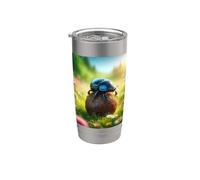 Escarabajo estiércol - estiércol en tu vida - Roll Vaso térmico de acero inoxidable de doble pared