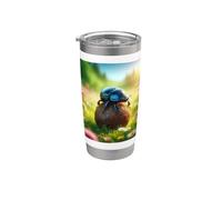 Escarabajo estiércol - estiércol en tu vida - Roll Vaso térmico de acero inoxidable de doble pared