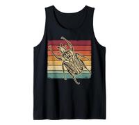 Escarabajo Goliat Retro Entomología Vintage Camiseta sin Mangas