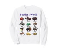 Escarabajos del Mundo Lindos Insectos Kawaii Sudadera