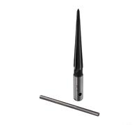 Escariador cónico de 5 a 16 mm, herramienta manual de acero, broca de desbarbado para reparación de carpintería de metal, expansor de tubo de ensanchamiento (mango redondo de 3 a 13 mm)