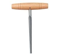 Escariador cónico de acero de alta velocidad con mango de madera de haya para clavijas de puente de violín de guitarra, reparación y mantenimiento precisos de instrumentos