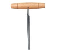Escariador cónico de acero de alta velocidad con mango de madera de haya para clavijas de puente de violín de guitarra, reparación y mantenimiento precisos de instrumentos