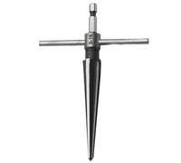 Escariador cónico, escariador, escariador de acero al carbono pesado con mango en T | Escariador de chaflán cónico, escariador manual, escariador de puente para pestillos de madera, carpinteros