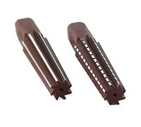 Escariador Cónico Morse Fino y áspero de 2 Piezas, Escariador Manual de Vástago Recto de Acero con Alto Contenido de Carbono con MT1#, MT2#, MT3#, MT4#, MT5# para Agujeros