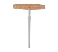 Escariador de Acero Inoxidable, Herramienta de Reparación Luthier con de Madera para Agujeros de Clavija de Violín 3/4 4/4