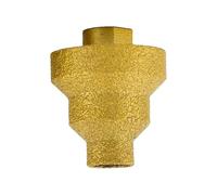 Escariador De Cono Multicapa - Metal 1.97x1.97x3.27in | Herramienta Escariadora De Tuberías Cónica Multicapa | Broca Expansora De Agujeros Dorada Para Desbarbar Y Agrandar Agujeros En Madera,