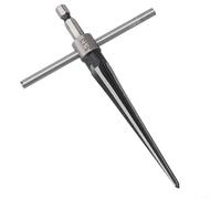 Escariador de herramienta de mano de 313 mm, 6 cónicos, corte cónico más Thandle para biselado de madera con agujero de flauta hexagonal broca