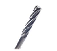 Escariador de máquina carburo CNC, flauta espiral 1-6,0mm, refrigeración externa for aluminio, 1 ud(5.9xD6x12x35x75-4T)