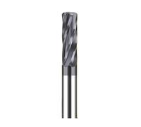 Escariador De Máquina Carburo, Herramientas Corte CNC Recubiertas Flauta En Espiral, Tolerancia H7, Mandril Metal Acero, 4, 6 Flautas, 1-7,9 MM, 1 Ud(D5X30X60L-4F)
