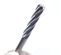 Escariador de máquina de carburo, fresadora de Metal CNC con dos lugares decimales, flauta espiral de 1,91 a 3,82mm, tolerancia sin recubrimiento, 1 ud. (Size : 2.85mm)