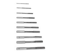 Escariador de Máquina de Sujeción de Vástago Recto HSS H8, 10 Uds., 3/4/5/6/7/8/9/10/11/12mm