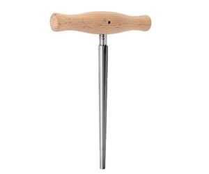 Escariador de Orificios para Clavijas de Violín, Escariador de Acero de Alta Velocidad 1:30 Cónico Sólido con de Madera, Adecuado para Hacer Agujeros para Clavijas de Violín 3/4