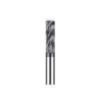 Escariador de ranuras espirales de carburo de 5,59-6,02 mm - Herramienta de corte de acero de tungsteno de 6 flautas(5.96X30X60mm)