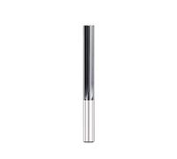 Escariador de sujeción de carburo de acero de tungsteno - Fresa de flauta recta de 4 flautas / 6 flautas for corte de metal, 1 pieza(2x25x50-4F)