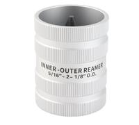 Escariador de tubos interiores y exteriores, herramienta para desbarbar tuberías de aleación de aluminio para tuberías de acero inoxidable, herramienta de chaflán ergonómica con di (l)