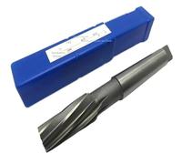 Escariador de vástago cónico con ranuras en espiral, escala 1:10, de acero de alta velocidad for agujeros de Ø8-46 mm - Escariado de acabado en máquinas herramienta(Model 14)