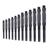 Escariador manual ajustable de 10 mm a 26 mm para herramienta de corte de agujeros metálicos HSS con 6 para acabado de agujeros cilíndricos y acabado para acero A3, acero de aleación, CAS (15.25-17)