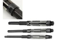 Escariador manual ajustable de 10 mm a 26 mm para herramienta de corte de agujeros metálicos HSS con 6 para acabado de agujeros cilíndricos y acabado para acero A3, acero de aleación, CAS (10-10.75)