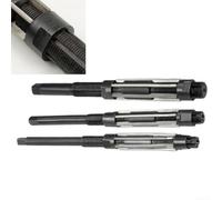 Escariador manual de 10 mm ~ 26 mm con construcción de acero de alta velocidad para mecanizado preciso de agujeros metálicos (11.75-12.75)