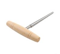 Escariador profesional de acero inoxidable, mango ergonómico de madera para reparación de violonchelo, herramienta de acero de alta velocidad