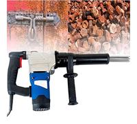Escarificador De Aguja Limpiador de escoria con desincrustador de agujas eléctrico portátil de 1100 W, pistola desoxidante, cinceles de chorro, máquina de limpieza manual para eliminar óxido