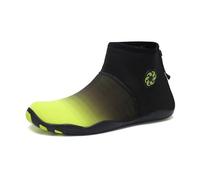 Escarpines Calcetines de Buceo, Zapatos Agua Descalzos, Sandalias natación for Hombres, acuáticos Playa for Mujeres, Zapatillas Drenaje for vadear, Fitness, Pesca, Surf(Green Water Shoes,35)