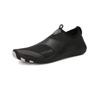 Escarpines Calcetines de Buceo, Zapatos Agua Descalzos, Sandalias natación for Hombres, acuáticos Playa for Mujeres, Zapatillas Drenaje for vadear, Fitness, Pesca, Surf(Black,40)