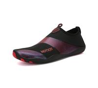 Escarpines Calcetines de Buceo, Zapatos Agua Descalzos, Sandalias natación for Hombres, acuáticos Playa for Mujeres, Zapatillas Drenaje for vadear, Fitness, Pesca, Surf(Red,38)