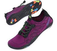 Escarpines Deportes Acuáticos para Hombre Mujer Zapatos de Agua para Buceo Snorkel Surf Piscina Playa Vela Mar Río Aqua Calzado de Natación(222 Rosa,38 EU)