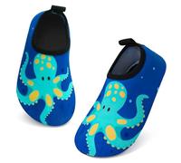 Escarpines Niño Niña Zapatillas de Agua Playa, Secado Rápido Calcetines Piscina Niño Agua Zapatos Escarpines para Bebe, Calzado Descalzo de Surf Buceo Natación, 24/25 EU