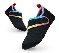 Escarpines Niño Niña Zapatos de Agua Calcetines Piscina Antideslizante Secado Rápido Zapatillas de Playa Descalzo Unisex Bebé Verano Barefoot Calzado para Natación Surf Buceo 28/29EU Negro
