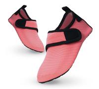 Escarpines Niño Niña Zapatos de Agua Calcetines Piscina Antideslizante Secado Rápido Zapatillas de Playa Descalzo Unisex Bebé Verano Barefoot Calzado para Natación Surf Buceo 32/33EU Rosa