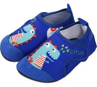 Escarpines para niños, Piscina, natación,Calzado para Surf de niños,Zapatos Pesca niños, Zapatillas para el Agua(Azul, Número 24/25) Pedir una Talla mas a la Habitual