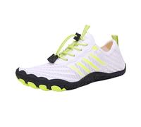 Escarpines Zapatos Descalzos de Agua Verano for Mujer y Hombre, Zapatillas Deporte for Escalar, Senderismo, Aguas Arriba Playa(White,38)