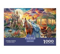 Escena de Cenicienta Puzzle De 1000 Piezas Entretenimento Decoración Familiar Arte Regalo para Niños Niños De 8 A 12 Años 70x50cm/1000pcs