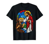 Escena de Cristo y Mendigo de Cristo y Mendigo Camiseta