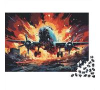 Escena de Dinosaurios Puzzle de 1000 Piezas para Adultos Relajación Regalo de Conmemoración 70x50cm/1000pcs