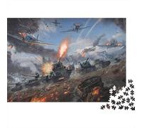 Escena de Guerra Combate_1 Puzzle 1000p para Personas Mayores Regalo De Cumplea?os para Enmarcar Mejor Valorados Actividad para Fiestas Cartón 38x26cm/1000pcs