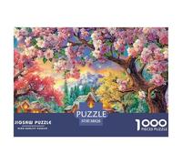 Escena de la casa de Primavera Juego De Puzzle Familiar Una Obra De Arte para Montar En Familia Fascina A Hombres Y Mujeres por Igual (A Partir De 14 Años) 38x26cm/1000pcs