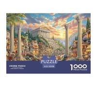 Escena de la Ciudad Antigua Puzzle para Adultos Desafío Mental con Alma De Obra De Arte Excepcional, Diseñado para Adultos Y Niños Desde 14 Años 52x38cm/1000pcs