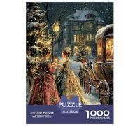 Escena de Nochebuena 1000 Piezas Adultos Puzzle DecoracióN Familiar DecoracióN Familiar Creativo Regalo 38x26cm/1000pcs