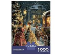 Escena de Nochebuena 1000 Piezas Puzzle Clásico Puzzle para Adultos, Cartón Grueso - Adolecentes 12-18, Entrena La Lógica, Amantes De Puzzles 52x38cm/1000pcs