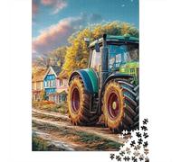 Escena de Tractor Rural Puzzle De 1000 Piezas Paisaje Rural Vintage Puzzle Arte Entretenimiento Creativo Adultos Y Niños A Partir De 12 Año 38x26cm/1000pcs