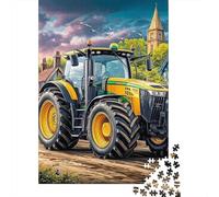Escena de Tractor Rural Puzzle De 1000 Piezas Pintura de Campo Vintage Puzzles Clásicos para Juguete Educativo Adultos Y Niños A Partir De 12 Año 38x26cm/1000pcs