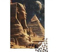 Escena del Antiguo Egipto 1000 Pieza Stock De Cartas Premium Rompecabezas Conjunto para Adultos Desafío Educativo Presente Divertido Decoración De Paredes 52x38cm/1000pcs