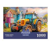 Escena del Tractor Rural Rompecabezas para Adultos Arte de vehículos agrícolas Vintage Un Desafío Lleno De Color Y Detalle Triunfa Entre Hombres Y Mujeres A Partir De 14 Años 70x50cm/1000pc